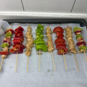 Fırında Tavuk Çöp Şiş